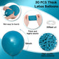 Jobkoo Peacock Blue Balloons, 12 Inch 30 Pcs Turquoise Blue Balloon Teal Blue Latex Balloons Matte Dark Teal Aqua Blue Helium Ba