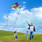 Xida Delta Kites For Kids Ages 8-12, Large Kites For Adults, Easy To Fly Beach Kite With Handle And String(Spiral),Perfect For F