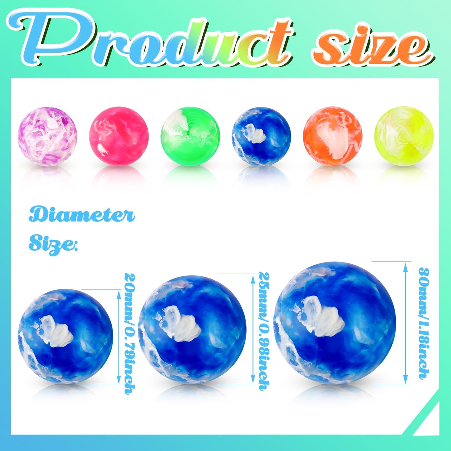 Sumind 100 Pcs Small Bouncy Balls In Bulk Rubber High Bouncing Balls Mini Bouncy Balls For Birthday Party Favors Gift Game Prize