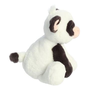 Aurora® Adorable Flopsie™ Bessie Cow™ Stuffed Animal - Playful Ease - Timeless Companions - White 12 Inches