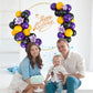 Balloons Purple Black Yellow, Purple Yellow Black Birthday Balloons, 50Pcs Latex Balloons For Birthday Decoration Wedding Baby S
