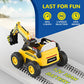Ligiant N9 Ride On Excavator, 4Wd Ride On Car W/Fully Electric Digging Arm, 4X75W Motor For All-Terrain, 12V 10Ah Large Battery,