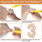 Biapian 40 Inch Light Brown Number 13 Balloons, 8Pcs Large Foil Number 1 & 3 Balloons With 18'' Caramel Heart Shape Balloon For