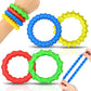 Fidget Toys Sensory Texture Bracelet: 4 Pack Stretchy Tactile Toy For Kids Adults, Classroom Quiet Calm Down Item For Special Ne