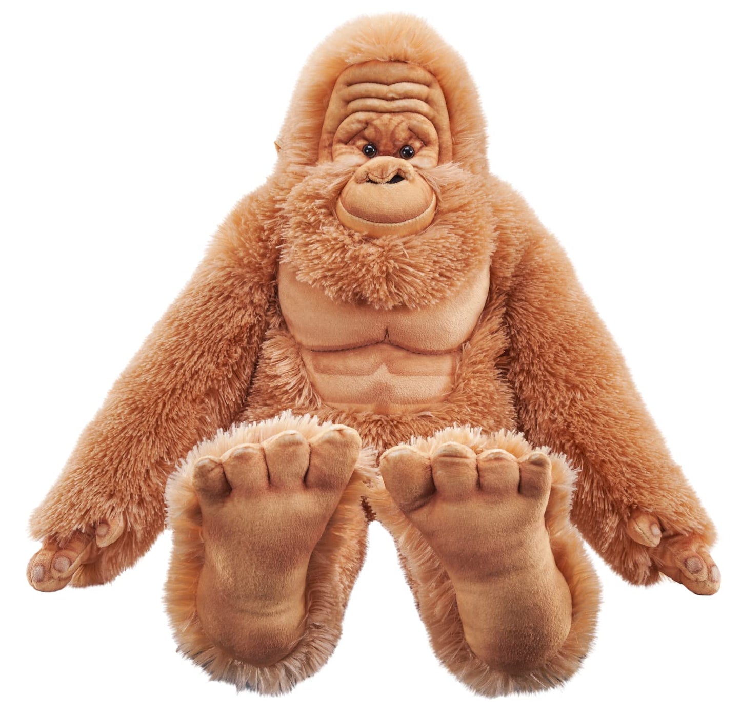 WILD REPUBLIC Bigfoot Plush Toy, 15" Fabric Stuffed Animal, Eco-Friendly Fill, Model 27642
