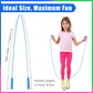 Aodaer 30 Packs Kids Jump Rope Set Colorful Outdoor Jump Ropes 7.3 Feet Adjustable Skipping Ropes For Outdoor Fun Activity Great