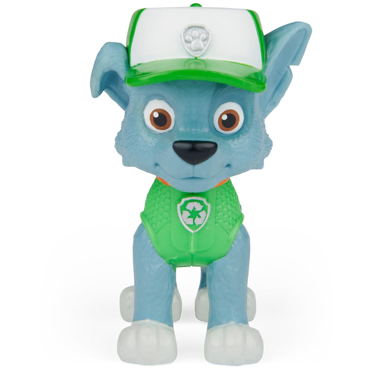 Paw Patrol Rocky Figure - Small Plastic Toy, Model 6061918, Color: Rocky