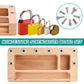 Cgyujisd Screwdriver Board Set Lock And Key Toys Kids Tools Montessori Toys For 3+ 4 5 Year Old Learning Practical Life Fine Mot