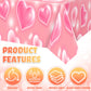 3 Pack 2000s Tablecloth Decoration Cholo Party Table Cover 90s Table Covers Heart Early Plastic Disposable Rectangle Table Decor