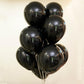 Colorful Elves 12 Inch 100 Pcs Metallic Chrome Black Balloons Latex Helium Shiny Thicken Balloons Party Decoration
