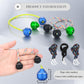 Simgoing 3 Pcs Fidget Beads Greek Worry Fidget Beads Aluminum Alloy Bump Edc Relieve Anxiety Gift For Men Women Skill Players(Mo