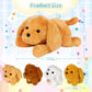 KMUYSL Puppy Stuffed Animals - Plush Mommy Dog with 4 Baby Puppies, Multicolor, Ideal Gift for Kids Ages 3-8