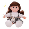 DZDJCCS 13   Interactive Baby Dolls, Sweet Smile Face Baby Doll with Soft Body and Open/Close Eyes,Realistic Baby Dolls with Hai