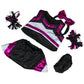 Metallic Hot Pink & Black Cheerleader Outfit Fits Most 8'-10' Stuffed Animals