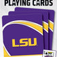 Masterpieces Family Games - Ncaa Lsu Tigers Playing Cards - Officially Licensed Playing Card Deck For Adults, Kids, And Family