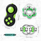 3 Pieces Handheld Mini Sensory Fidget Toy Set Includes Six Roller Chain And Key Flippy Chain Bike Chain Fidget Handheld Fidget Pad Stress Relief Toys For Adults Teens Relieve Stress(Black And Green)