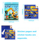 Sticker By Number Crafts For Kids Ages 4-8 Sticker Paint Books Princess Unicorn Mermaid Vehicle Stickers For Kids Girls Boys Ages 3 4 5 6 7 8 Birthday Party Favors Travel Activity Sticker Book