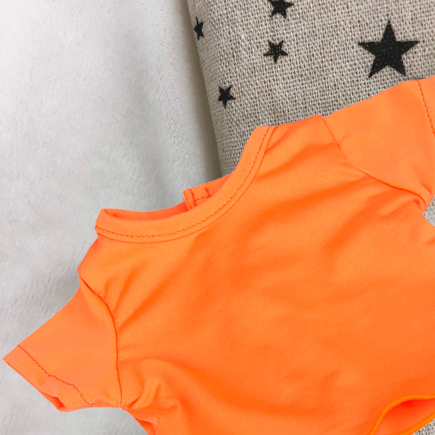 AugFrog 5 Pcs 18 Inch Doll T-Shirts, Summer Outfit Doll Clothes Accessories - Short Sleeve Classical Tees (Orange)