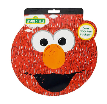 Sesame Street Shaped Sticker Book, Over 300 Stickers, 4 Sheets, Elmo