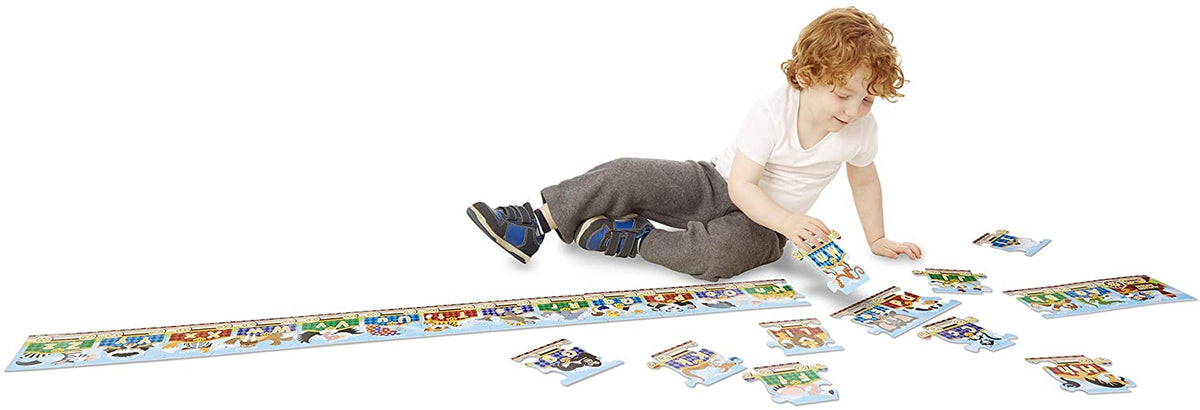 The Letter Train Puzzle Strips