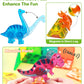 Asago Magnetic Tiles Dinosaurs Magnet Building Blocks Toys For Kids Ages 3-5 4-8 8-12 Creative Animals Educational Stack Tile Construction For Boys Girls Toddlers 5-7 Year Old To Stem Learning