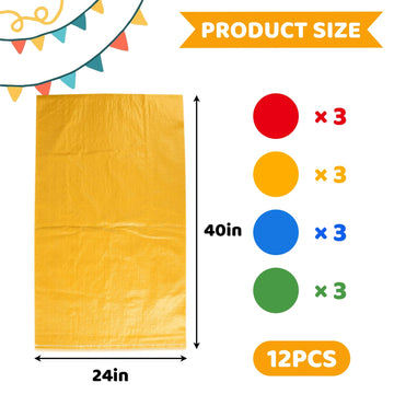 20Pcs Potato Sack Race Bags, Large Size Race Bags For Family Game, Outdoor Games Sack Race Bags For Adults And Kids,Bean Bag Gam
