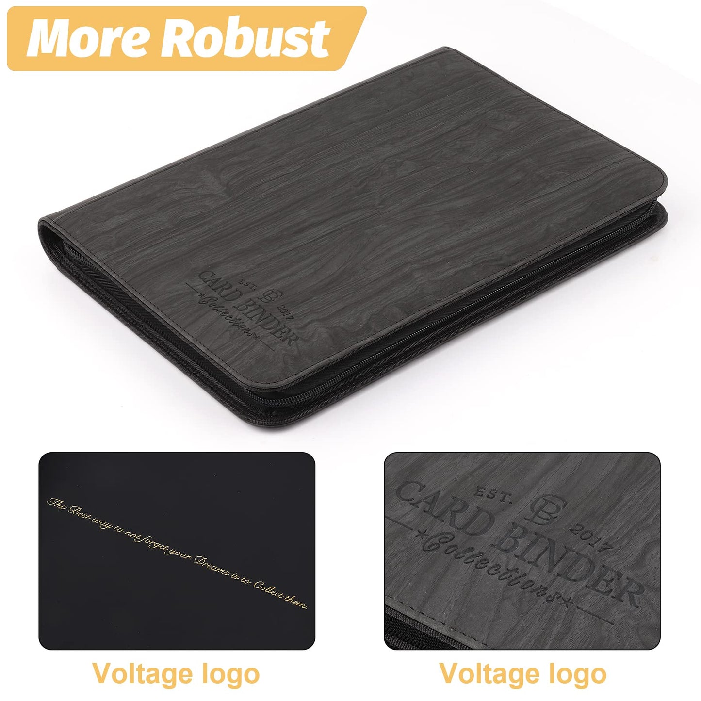 Foalgo Trading Card Binder  Card Collection Binder Album Folder with 540 Side Loading Pockets  9 Pocket Trading Card Album Folder for TGC MTG  Baseball Cards  Yugioh.