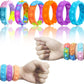 VGRASSP Pop It Fidget Sensory Toys, Stress Relief Silicone Pressure Relieving, Squeeze Novelty Return Gift, Friendship Band Chil