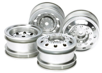Tamiya TAM51588 51588 Rc On-Road Racing Truck Wheels for Man Tgs Trucks, Brown