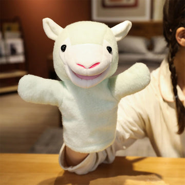 Alpaca Hand Puppet, Alpaca Hand Puppet Plush Animal Hand Puppet Plush Toy, Birthday Children'S Parent-Child Interactive Early Ed