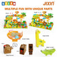 Jixin Dinosaur Marble Runs For Kids 4-8 Building Blocks 187Pcs Compatible With Lego Duplos For Age 2-5 - Marble Run For Kids Age