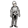 Spooktacular Creations Halloween Fierce 3D Skeleton Costume Set For Kids Halloween Dress Up, Role-Play, Carnival Cosplay -S(5-7Yr)