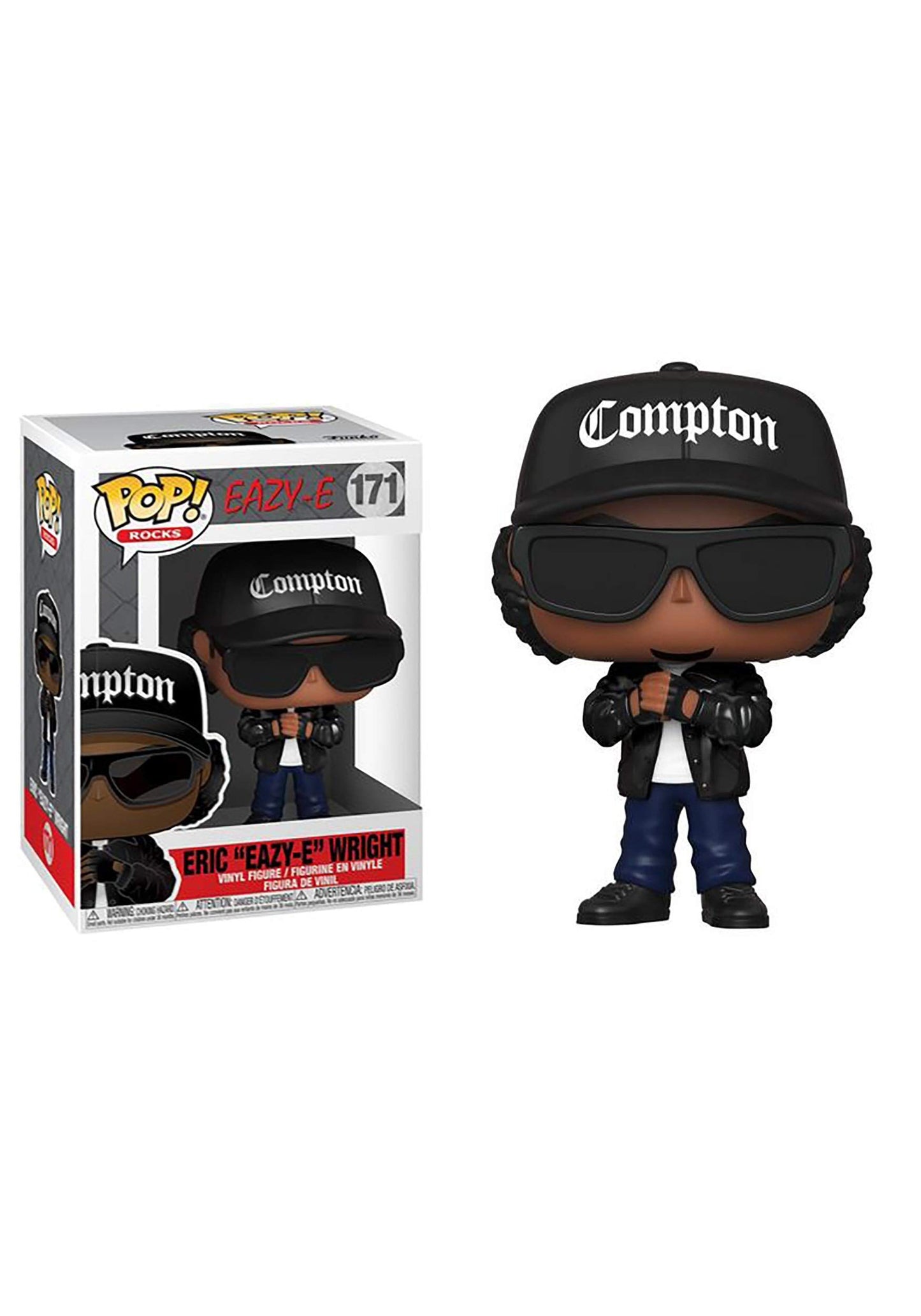 Funko Pop! Rocks Eazy - E Vinyl Figure, Multicolor, Model 47810
