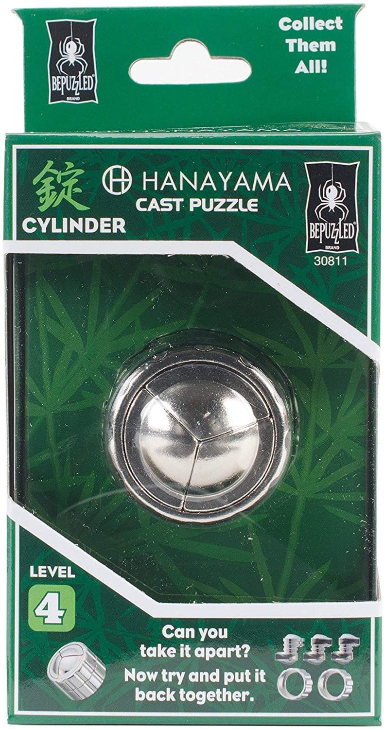 University Games Hanayama Cast Puzzles-Cylinder Level 4