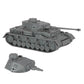 BMC Toys Panzer IV Tank Model Sd.Kfz. 161 - Small Charcoal Gray Plastic Military Vehicle 1:38 Scale