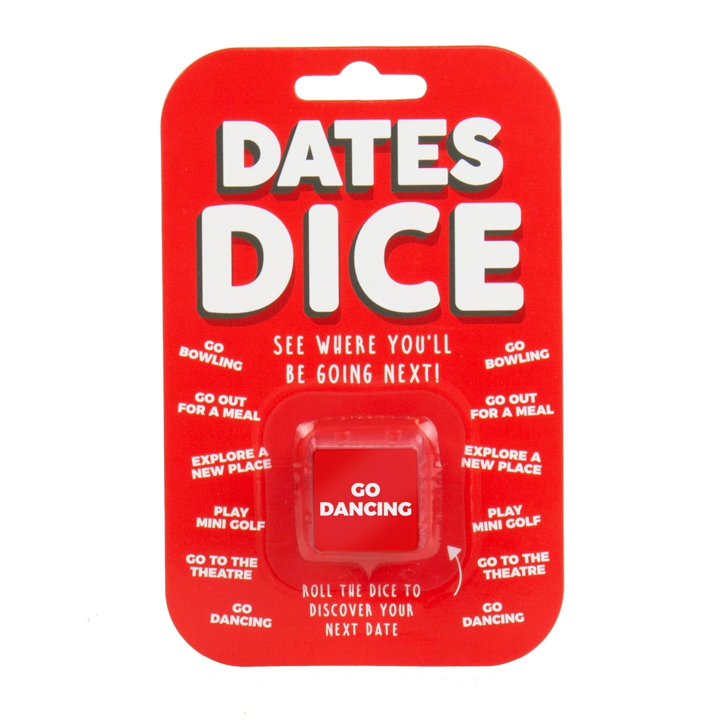 Gift Republic Date Dice, Red