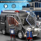 Doloowee Police Car Toy Truck for Kids 3-8, Large Toy Cars with Lights & Sounds, Emergency Vehicle Toddler Toys, Law Enforcement