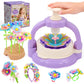 IQBOX Craft Kits Toys for 4 5 6 7 8 Year Old Girls Trendy Flower Making Kit