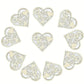Cliths 10Pcs Wooden Craft Kits For MotherS Day  Diy Hollow Heart Best Mom Cutout For Home & Hanging Dcor  3.9 Inch Unfinished 