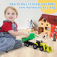 Peagprav Farm Animals Toy Set - 140 pcs Barn Playset for Kids 3-7 Years - Multicolour ABS & PVC Figurines