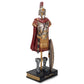Dicksons protective covering of God Roman Soldier 9 x 5 Inch Red Resinstone Tabletop Figurine