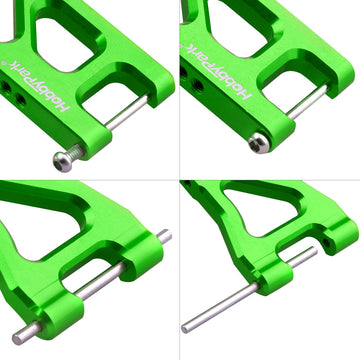 HobbyPark Aluminum Suspension Arms Set (Front and Rear) for Traxxas 1/18 LaTrax Teton Upgrades Desert Prerunner, Replace Parts 7