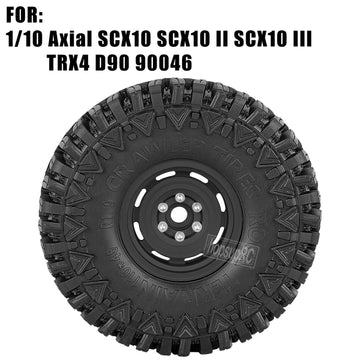 hopsupRC (4PCS) Aluminum 1.9 Beadlock Wheel Rims Heavy Duty for 1/10 Axial SCX10 SCX10 II SCX10 III TRX4 D90 90046.Wheels Rim 1.