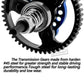 Rcarmumb Rc 50T Slipper Clutch Eliminator Differential Locker Gear Upgrades Part For Slash Rustler Stampede 4X4/4X4 Vxl,50T Spur