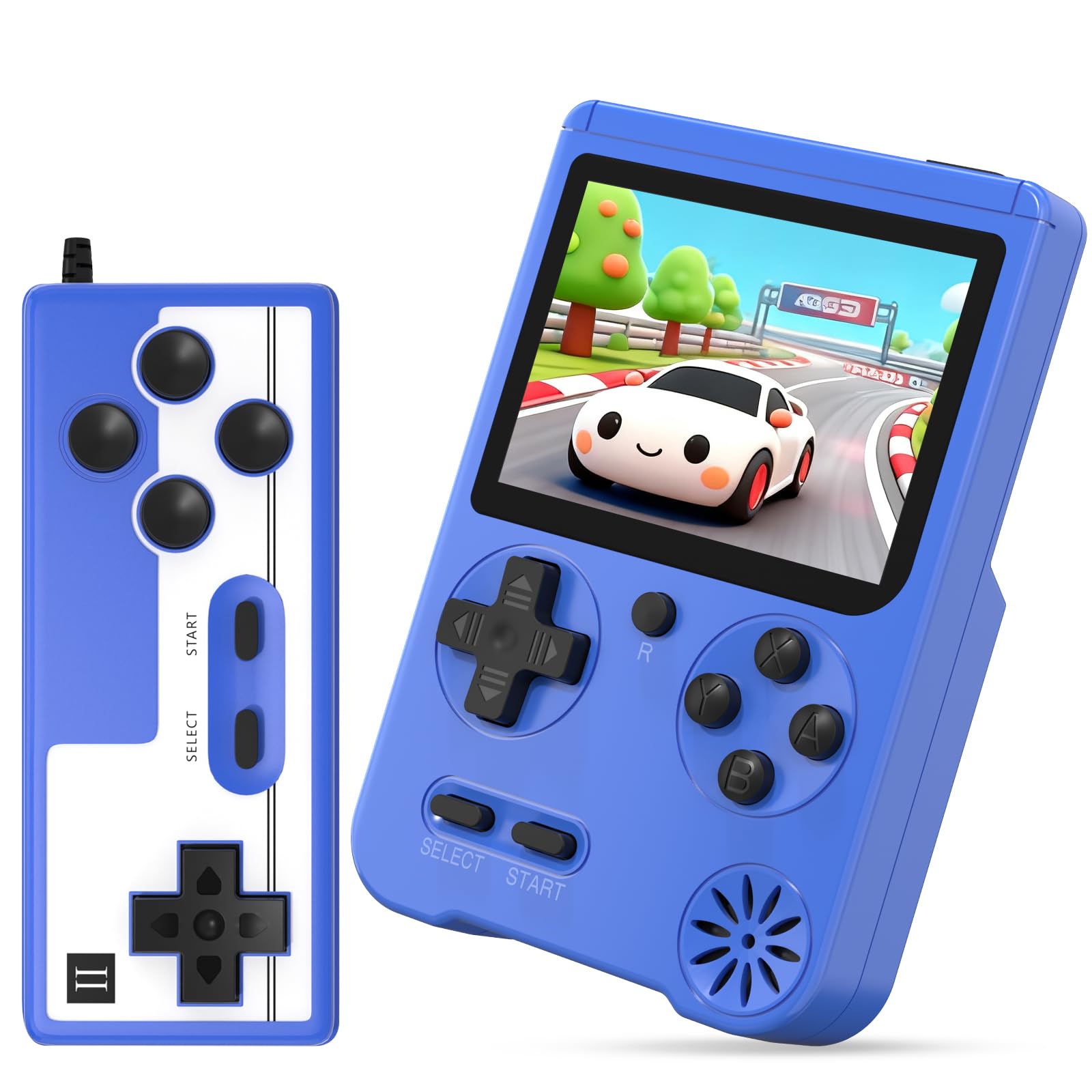 Handheld Game Console Built in 500 Classic Games, Rechargeable Retro Handheld with 3.0-inch LCD Screen, Support Connection to TV