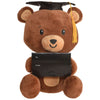 Brown Grad Bear Plush Balloon Weight & Gift Card Holder - 8.5' (1 Pc) - Adorable Teddy For Graduation Parties & Gifts