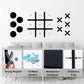 Magnetic Tic Tac Toe Wall-Mount Game, Game Room Decor,Kids&Adults Indoor Party Game,Modern Wall Decals For Kids Room,Playroom De