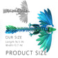 ACOCOFE 3D Printed Dragon Feathered Wyvern Toy, 16 inch Large Fidget Articulated Dragon with Wings, Large Desktop Pet 3D Printed