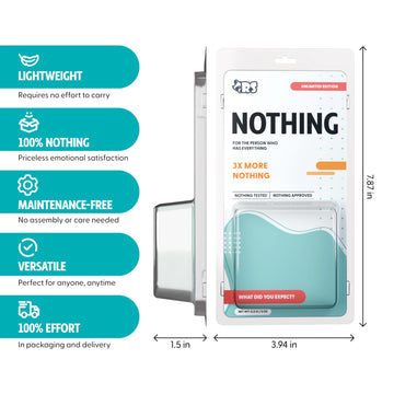 Raccoon Shenanigans Nothing Gift - Funny Gag Gift For Men Who Want Nothing Or Have Everything - Hilarious White Elephant Gift Of