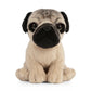 Living Nature Pug Puppy Stuffed Animal | Fluffy Dog Animal | Soft Toy For Kids | 6 Inches